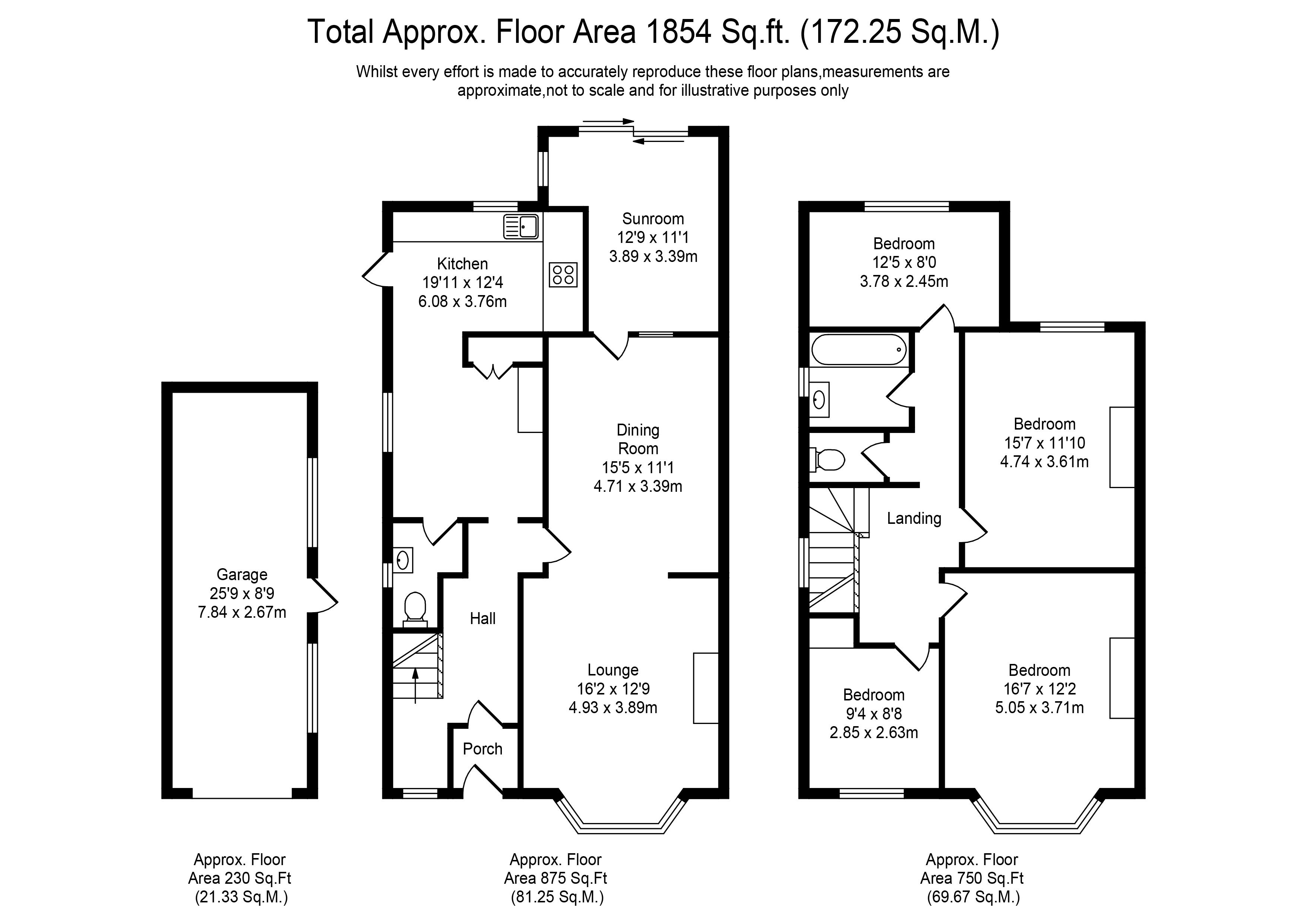 Floorplans For Norwood Crescent, Southport
