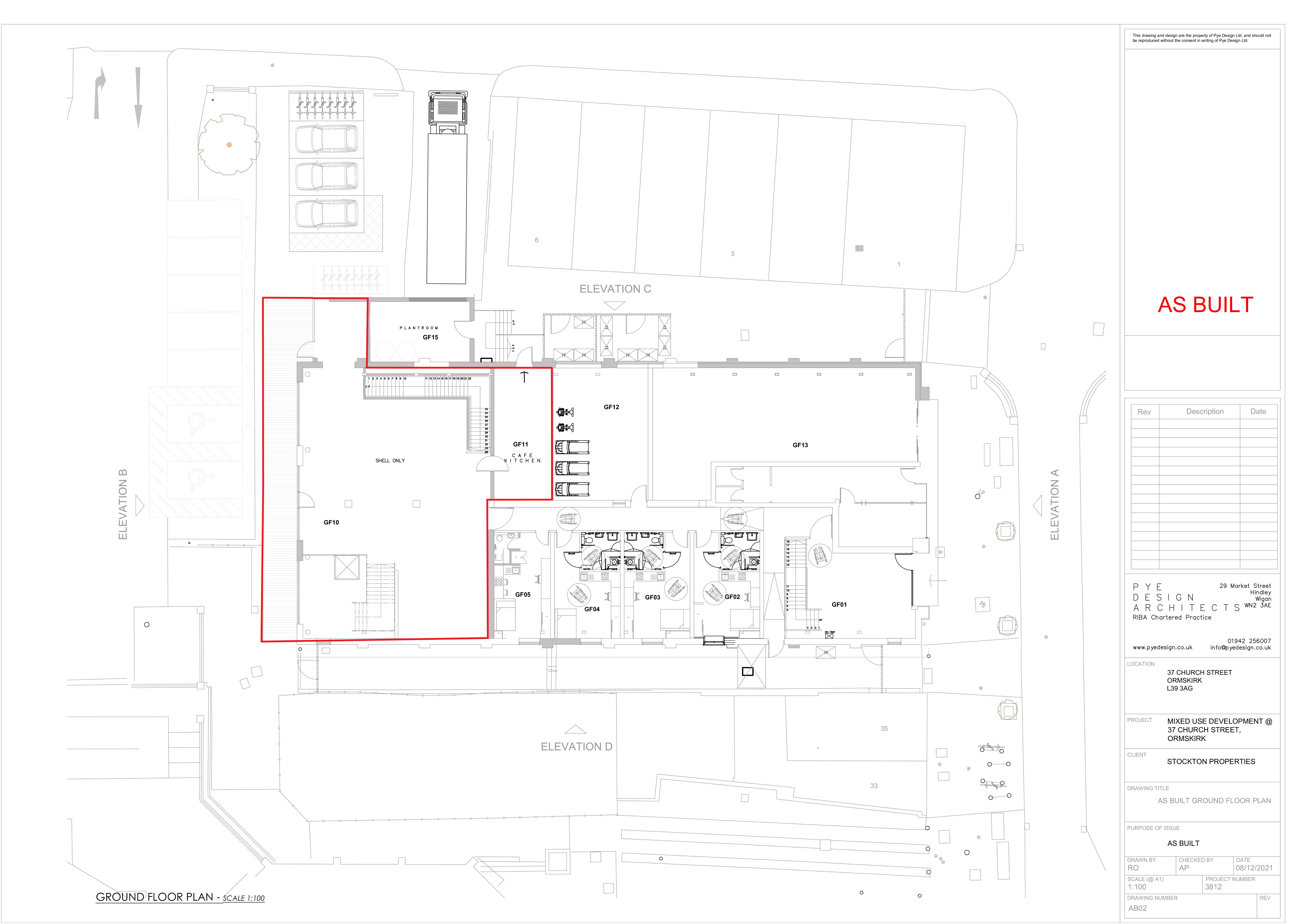 Floorplans For Church Street, Ormskirk