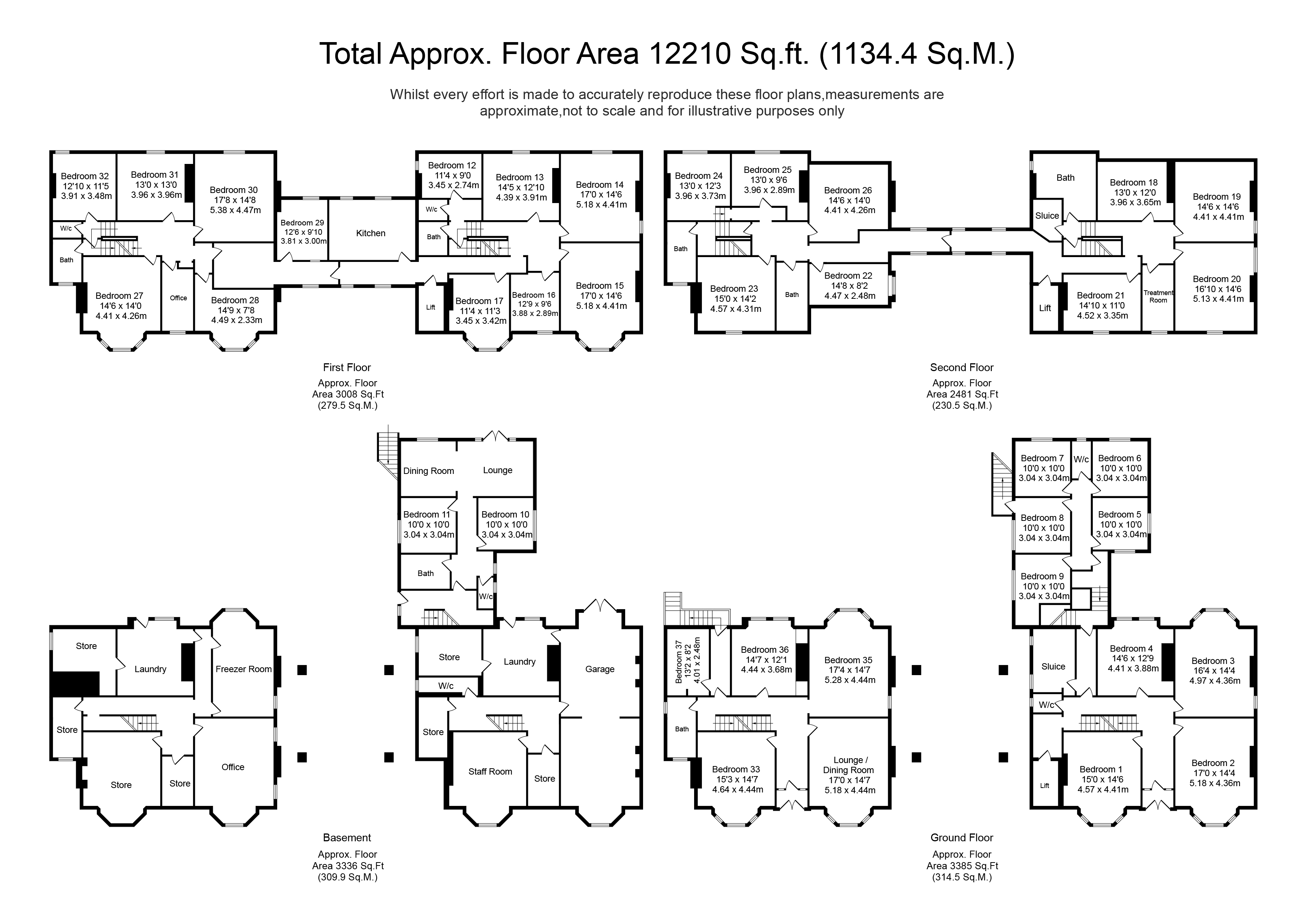 Floorplans For 11, And 15 Alexandra Road, Southport