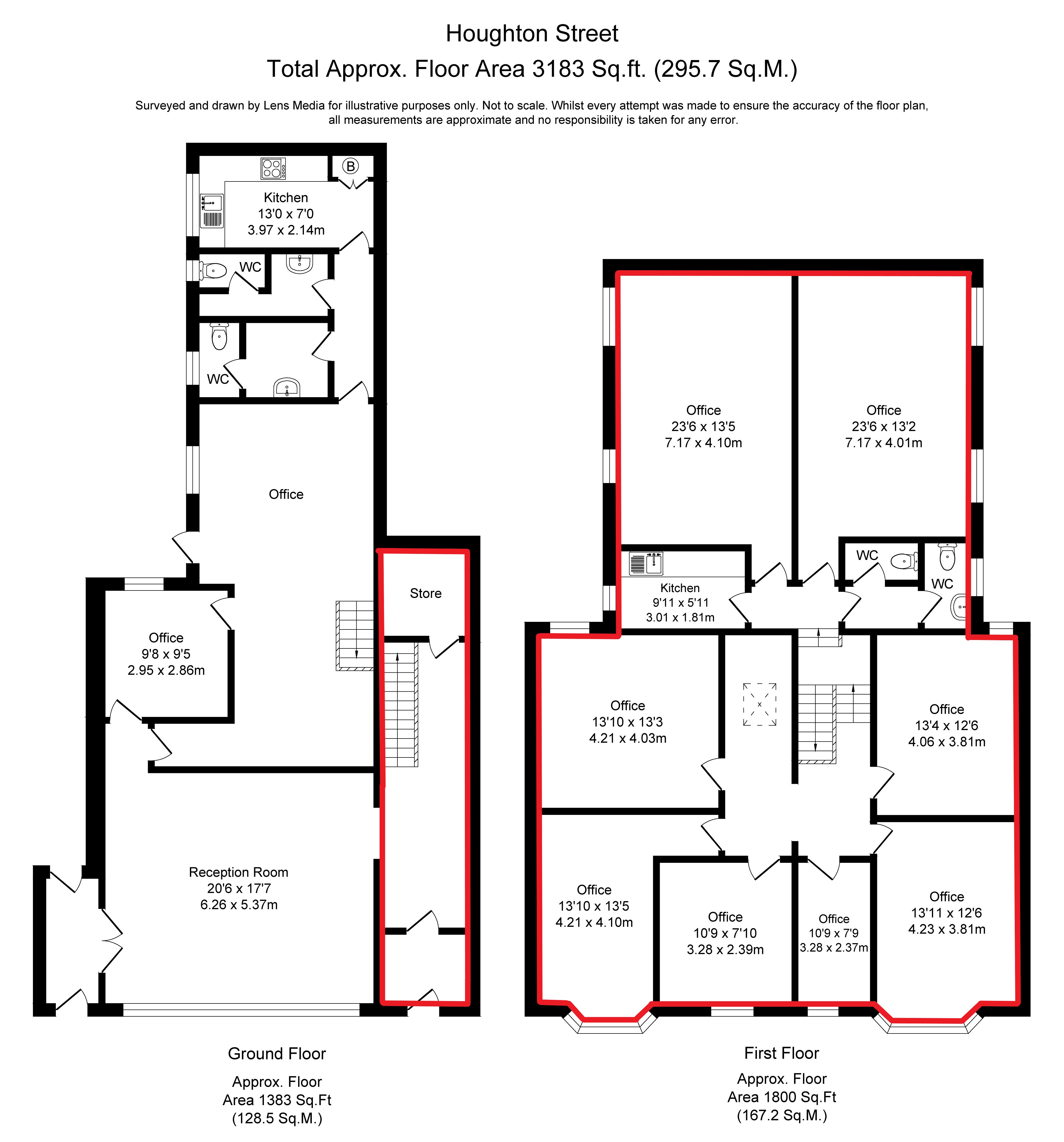 Floorplans For Hoghton Street, Southport