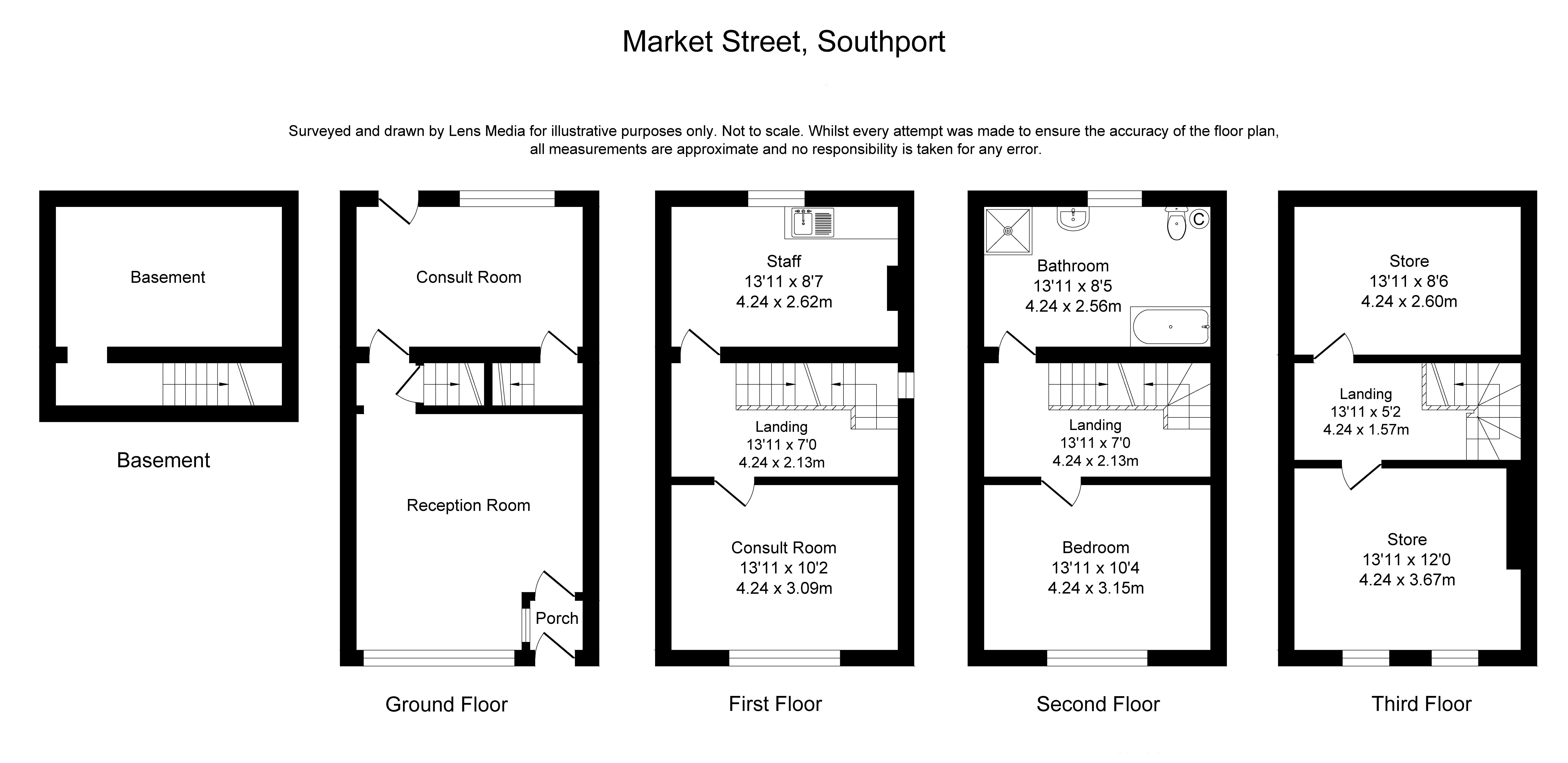 Floorplans For Market Street, Southport