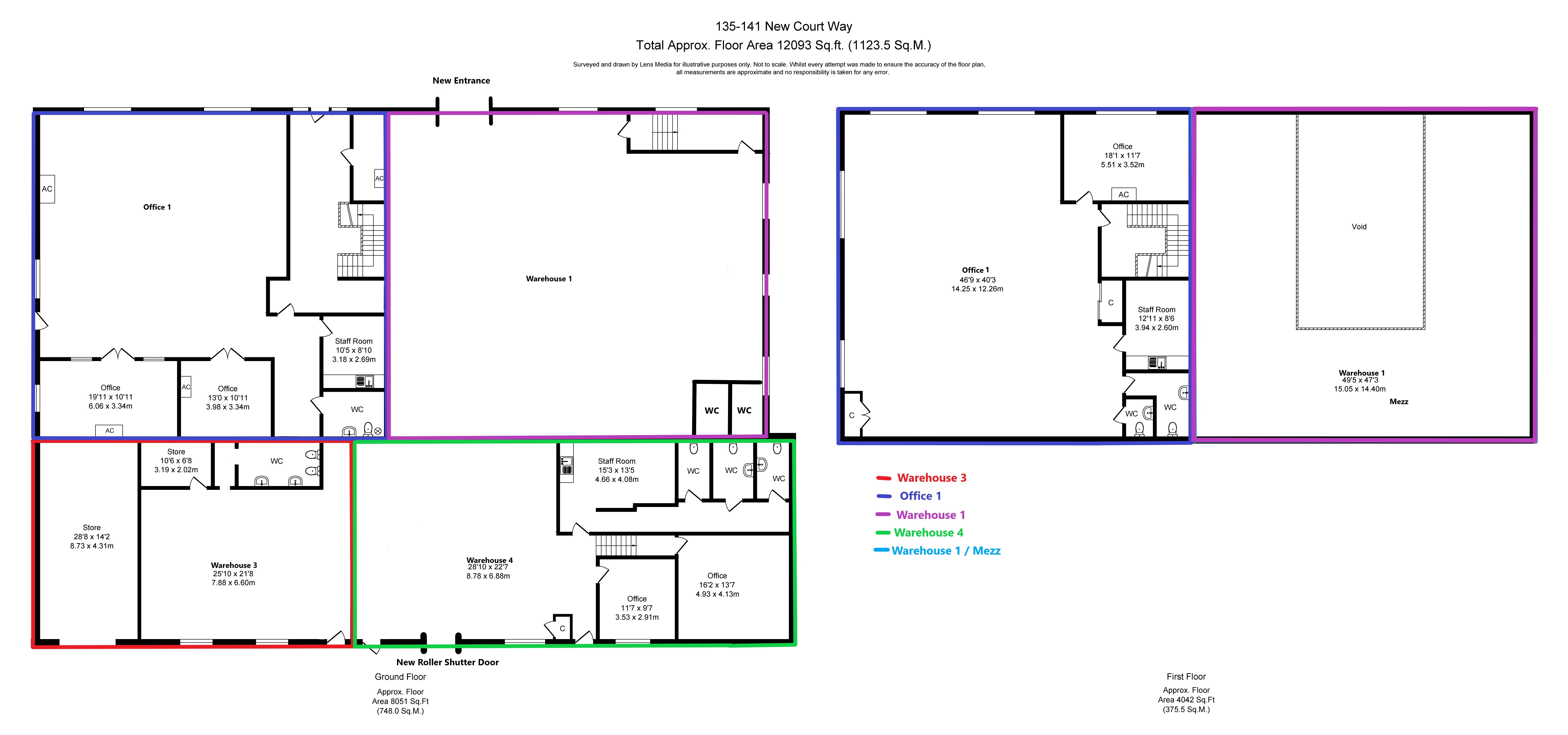 Floorplans For New Court Way, Ormskirk