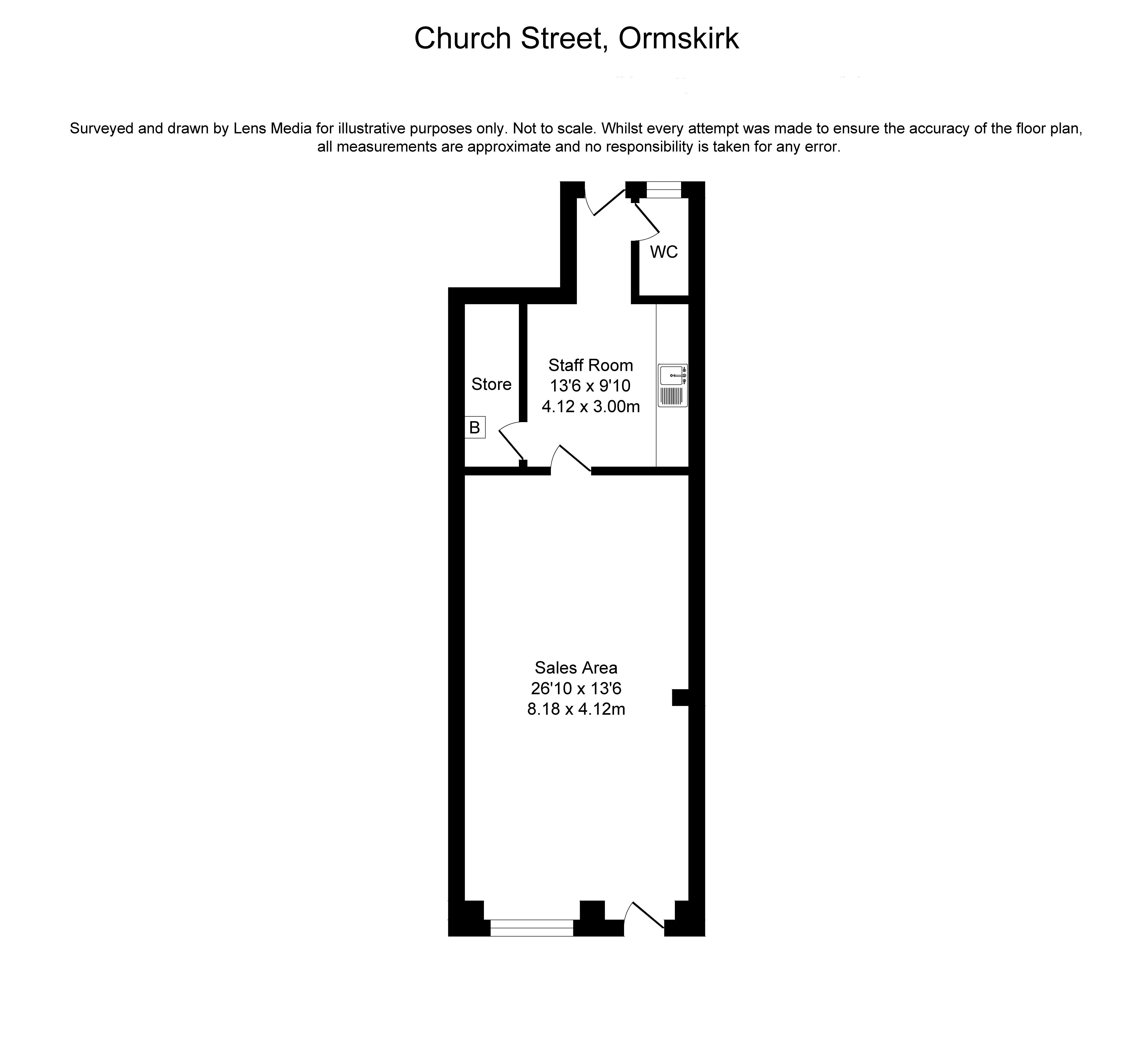 Floorplans For Church Street, Ormskirk